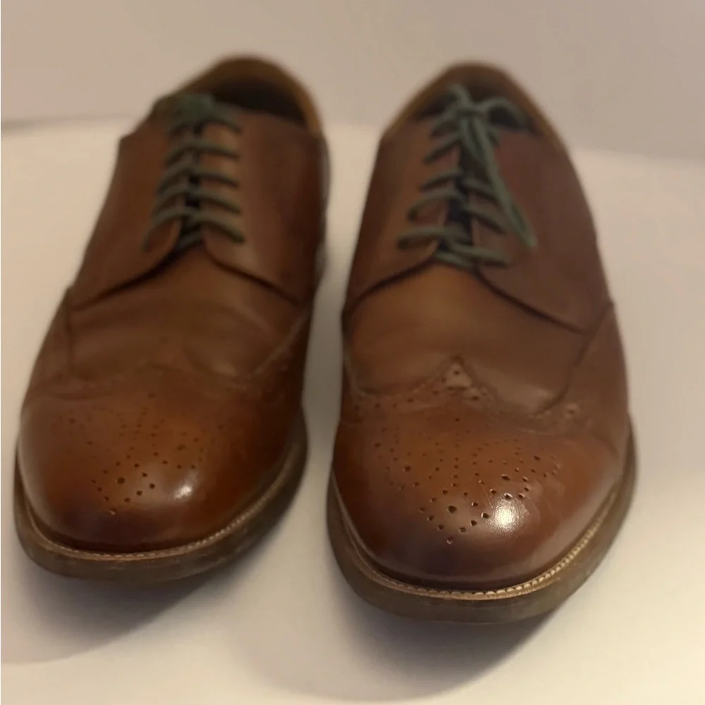 Florsheim Rucci Wingtip Brown Leather Men's Oxfords Size 9.5